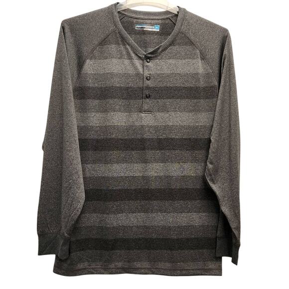 Roundtree & Yorke Performance Long-Sleeve T-Shirt - Picture 1 of 5